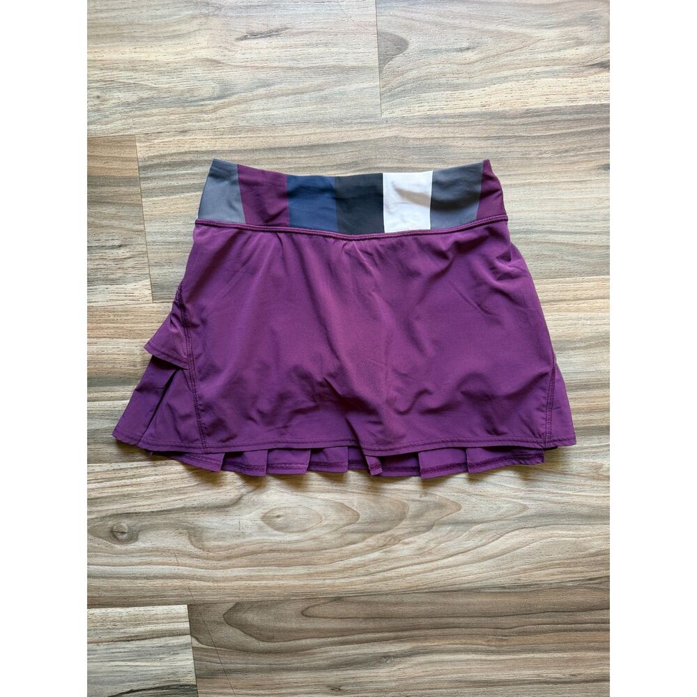 Lululemon Athletica  Plum Pace Setter Skirt